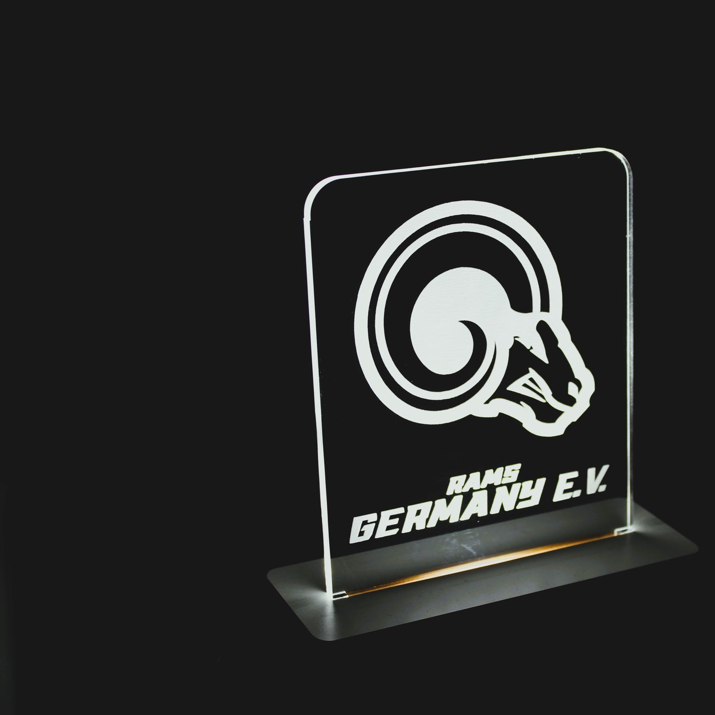 Acryl-Dekolampe Rams Germany