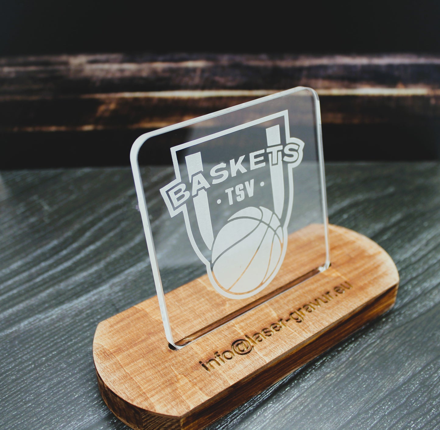 Acryl-Untersetzer eckig TSV Baskets