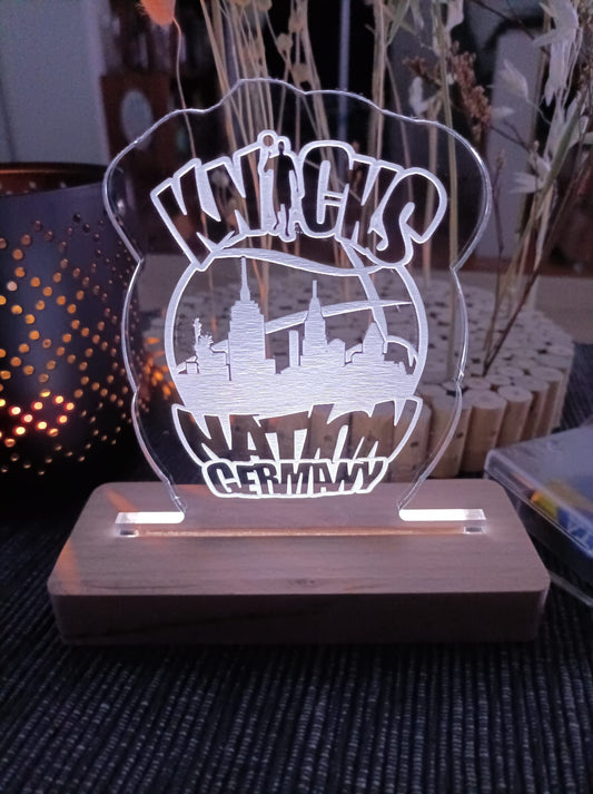 Acryl-Dekolampe Knicks Nation Germany