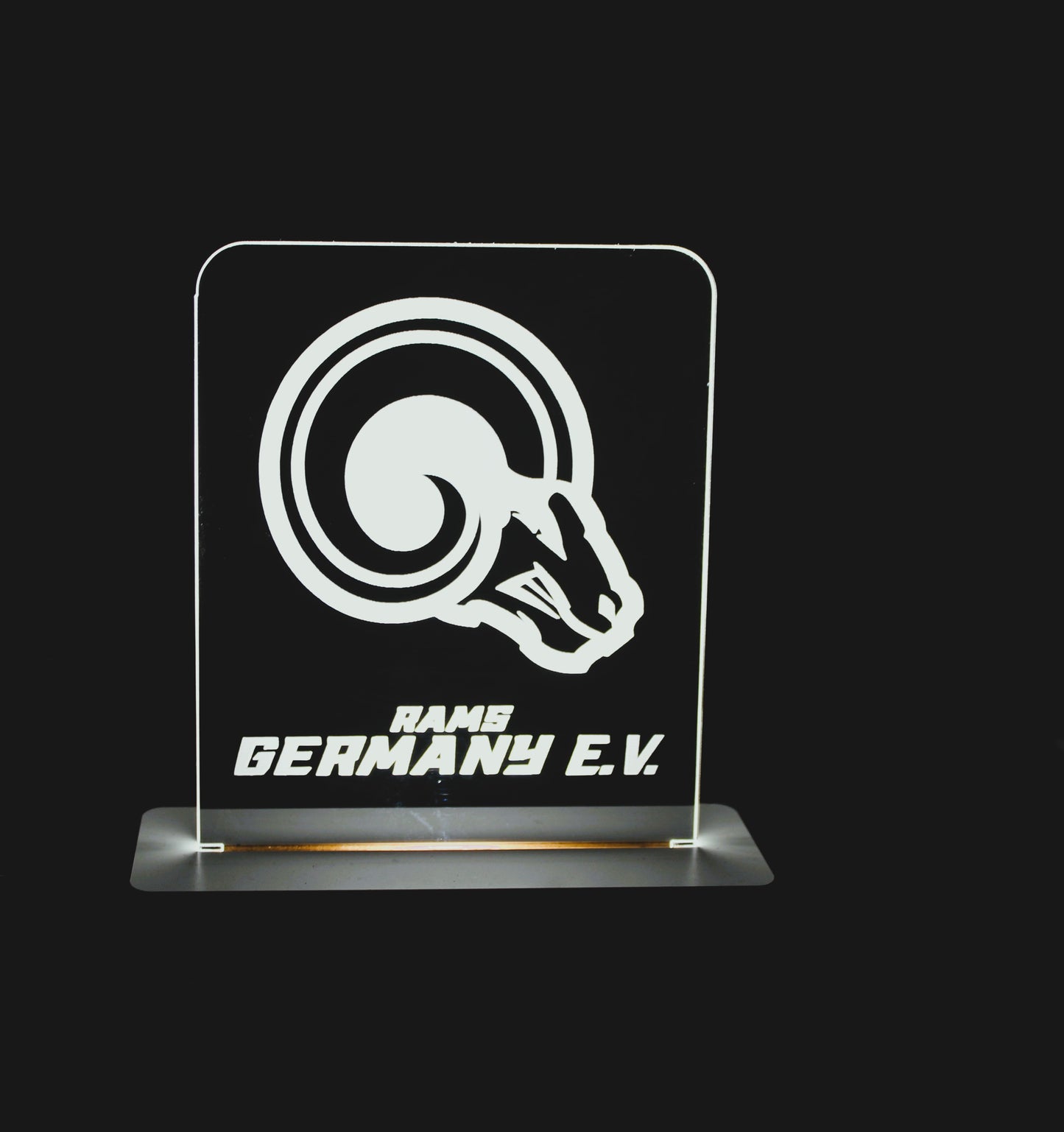 Acryl-Dekolampe Rams Germany
