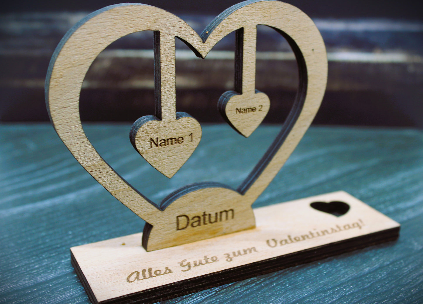 Valentinstag Holzherz