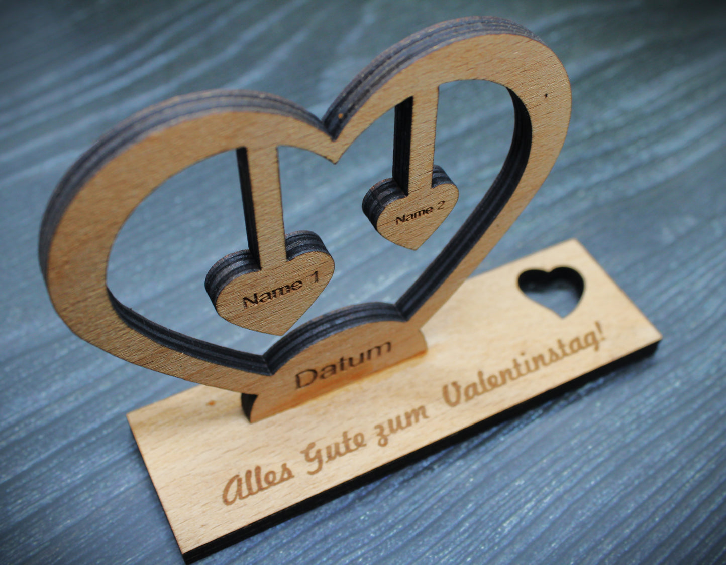 Valentinstag Holzherz